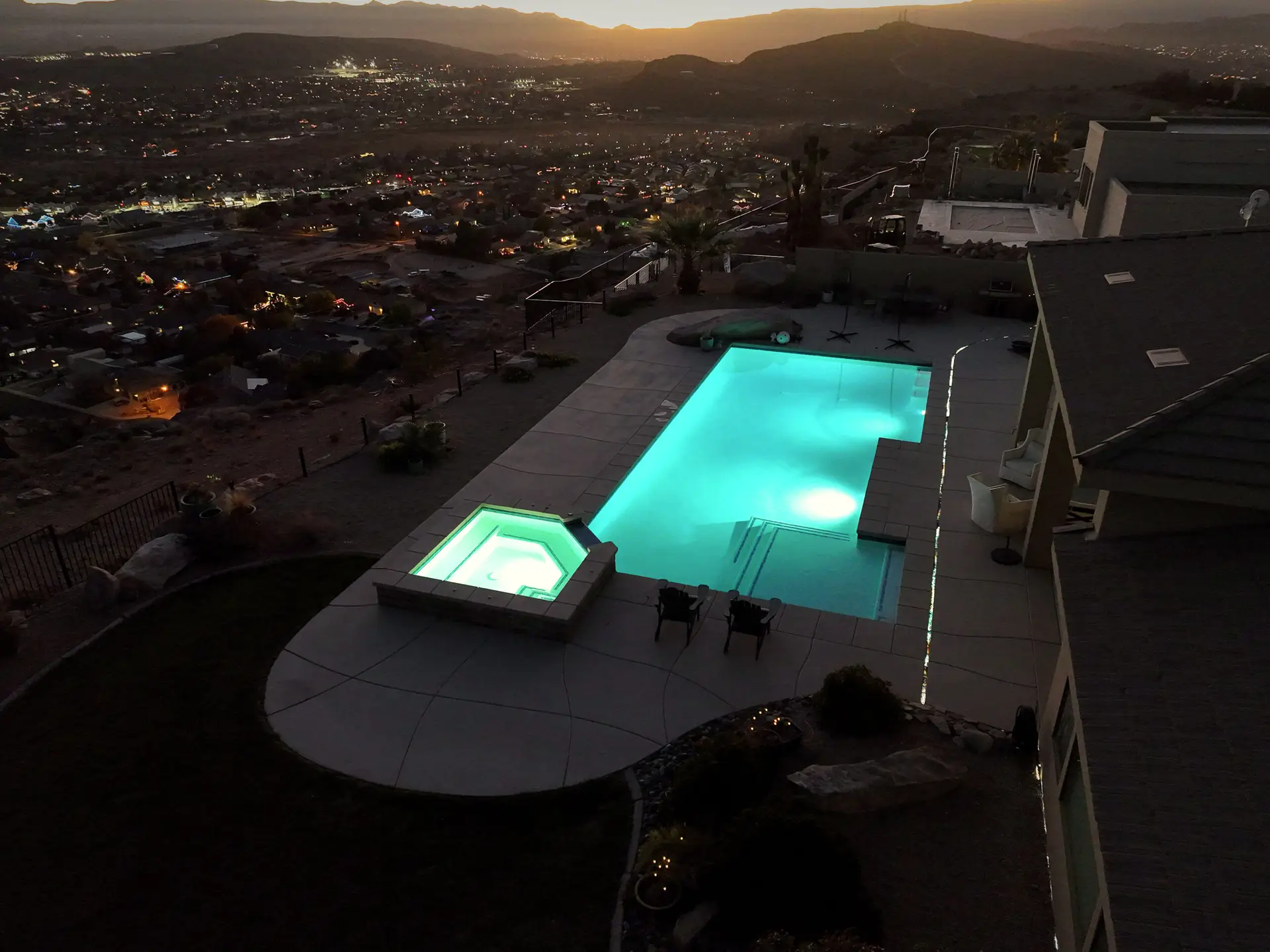 Pool Lighting Design in St. George, Utah