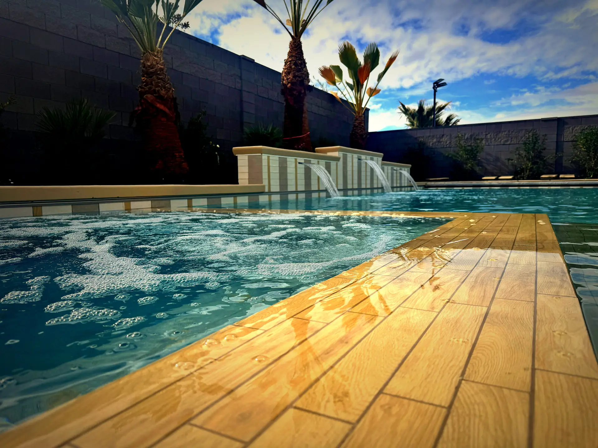 Pool Water Features in St. George, Utah