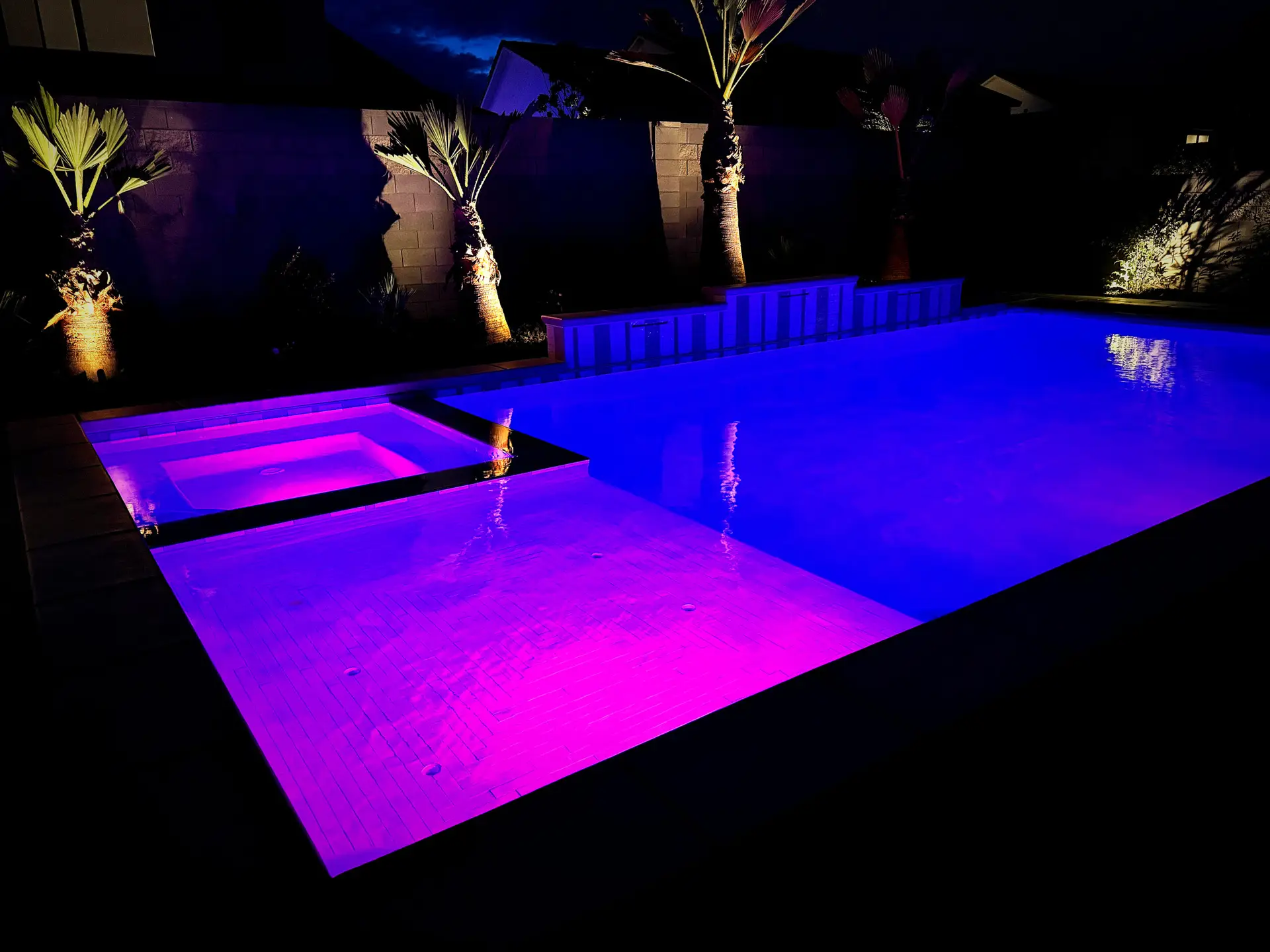 Custom pool in LaVerkin, Utah