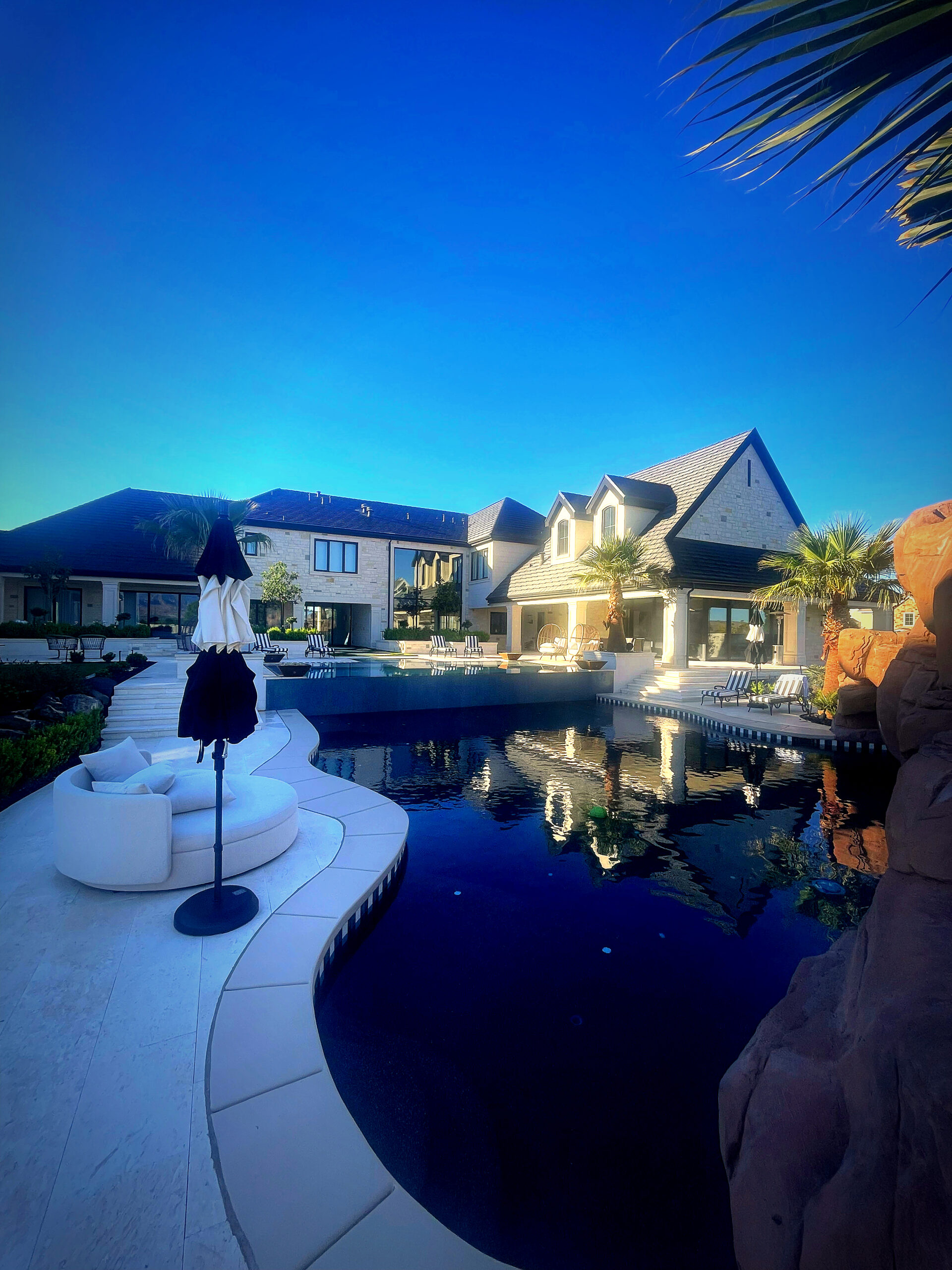 Pool with canyon views Bloomington Utah
